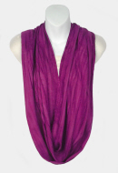 Tie-Dye Infinity Scarf - Streaky Purple