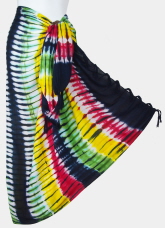 Tie-Dye Sarong - Stripes - Rasta