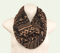 Rayon Light-Weight Aztec Infinity Scarf