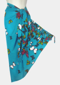 Butterfly Print Sarongs with Fringe For Sale