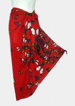 Small Butterfly Sarong - Red