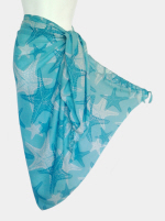 Starfish - Turquoise Print Sarong
